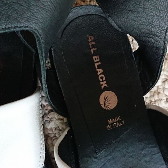 LILIMILL all black sandals size 39 - Picture 11 of 13